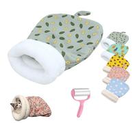 NNBWLMAEE Cozy Pet Nest for Cats and Dogs, 360° Warm Semienclosed Soft Plush Pet Sleep Bags, Soft Comfort Plush Cat Sack Winter (A-5)