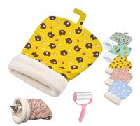 NNBWLMAEE Cozy Pet Nest for Cats and Dogs, 360° Warm Semienclosed Soft Plush Pet Sleep Bags, Soft Comfort Plush Cat Sack Winter (A-1)