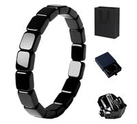 NNBWLMAEE Hemios Hematite Bracelet, 2025 New Hemys Hematite Bracelet for Men, Restore Confidence & Your Edge, Gift for Dad, Husband, Boyfriend (1Pc)
