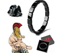 NNBWLMAEE Hemios Hematite Bracelet, 2026 New Hemios Hematite Bracelet for Men, Minimalist Masculine Design, Comfortable Wear, Restore Confidence Your Edge, Gift for Dad, Husband, Boyfriend (1PC)