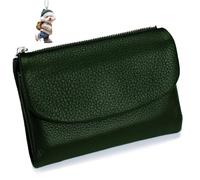 NNBWLMAEE Joyfullygo Wallet, Unisex Pebble Leather Wallet, with Credit Card Holder, Coin Holder & Cash Slots, Soft Small, Waterproof, Large Capacity (J)