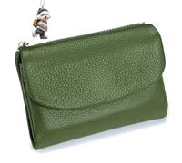 NNBWLMAEE Joyfullygo Wallet, Unisex Pebble Leather Wallet, with Credit Card Holder, Coin Holder & Cash Slots, Soft Small, Waterproof, Large Capacity (K)