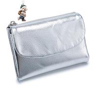 NNBWLMAEE Joyfullygo Wallet, Unisex Pebble Leather Wallet, with Credit Card Holder, Coin Holder & Cash Slots, Soft Small, Waterproof, Large Capacity (R)