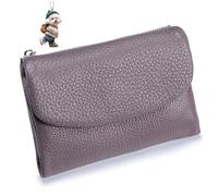 NNBWLMAEE Joyfullygo Wallet, Unisex Pebble Leather Wallet, with Credit Card Holder, Coin Holder & Cash Slots, Soft Small, Waterproof, Large Capacity (O)