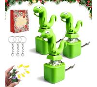 NNBWLMAEE Lizard Button, Lizard Keychain with Rechargeable LED Light & Realistic Croak, Lizards Push & Click Keychain, Portable Stress Reliever for Anxiety & Sensory Fun (3pcs)