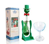 NNBWLMAEE Novelty Drinking Water Bird Toy, Perpetual Motion Bobbing Glass Duck - Fun Desk Decor, Educational Science Ornament & Stress Relief Toy for Home & Office, Creative Prank Gift (E-2)