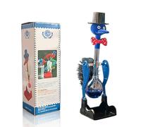 NNBWLMAEE Novelty Drinking Water Bird Toy, Perpetual Motion Bobbing Glass Duck - Fun Desk Decor, Educational Science Ornament & Stress Relief Toy for Home & Office, Creative Prank Gift (C-1)