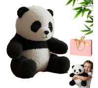 NNBWLMAEE Realistic Panda Plush for Emotionals Support, 2025 New Ultra-Soft Plush Mimics, Realistic Emotional Companion Toy, Panda Teddy, for Soothing Sleep, Loneliness Relie (19.7in)