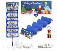 NNBWLMAEE Sobre De Dinero Regalo Navidad, 2026 Nuevo Soporte De Dinero Sorpresa Xmas, Carteras Con 10 Ranuras, Regalos Creativos Santa Para Hombres Mujeres Niños (E,2PCS)