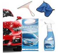 NNBWLMAEE Spray descongelador de hielo para coche, espray de hielo para coche, spray descongelante para parabrisas de vehículo, para parabrisas de vehículo, fusión rápida de hielo y escarcha para