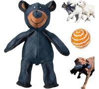 NNBWLMAEE Unbreak Bear - Juguete para perro, 2025 Unbreaka-Bear para masticadores pesados, juguete indestructible para perros, 2.0 irrompible Bea r T oy, para masticadores agresivos, mantenlos