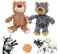 NNBWLMAEE Unbreak Bear - Juguete para perro, 2025 Unbreaka-Bear para masticadores pesados, juguete indestructible para perros, 2.0 irrompible Bea r T oy, para masticadores agresivos, mantenlos