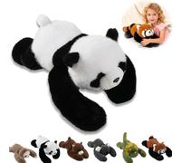 NNBWLMAEE Weighted Panda Stuffed Animal, Weighted Plush Animals for Kids & Adults - Panda Teddy Bear Dinosaur Stuffed Toys, for Anxiety Relief & Sleep Support (30cm,Panda)