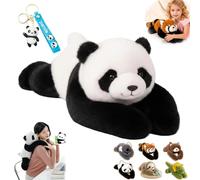 NNBWLMAEE Weighted Panda Stuffed Animal, Weighted Stuffed Animal, Weighteds Animals for Kids & Adults, Pandas Teddy Bear Dinosaur Stuffeds Toys, for Anxiety Relief & Sleep Support (11.8in,Panda)