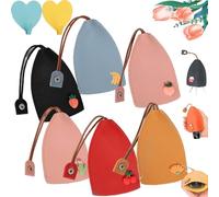 NNBWLMAEE Winkkey - Personalized Protective Pull out Key Case, WinkKey - Protective Pull out Key Case, Winkkey Key Holder, Creative Pull out Cute Large Capacity Car Key Case (6PCS-A)