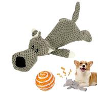 NNBWLMAEE Wowpetsmart - Animales masticables invencibles, Wowpetsmart para masticadores pesados, animales masticables Wowpetsmart, juguetes para perros pequeños y grandes, sin dañar los dientes (lobo)