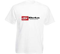 NNCKPYSOU Beta Motorcycles T-Shirt Biker Motorcycle Rider Various Sizes & Colours White