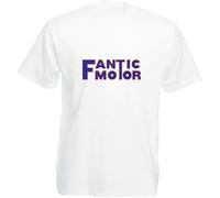 NNCKPYSOU Fantic Motor T-Shirt Biker Motorcycle Rider Various Sizes & Colours White