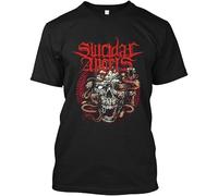 NNCKPYSOU Limited NWT Suicidal Angels Greek Thrash Metal Band Music Retro T-Shirt S-4XL. Black XS Mens