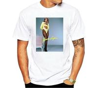 NNCKPYSOU Men Funy T-Shirt dua Dont lipa Start Now Tour 2021 Big panglaris tshirs White