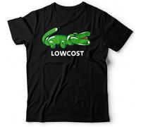 NNCKPYSOU T Shirt Crocodile Low Cost Fun Tennis WimbleSport Show Title Men T Shirt 100% Cotton Sleeve Shirt Black Black