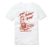 NNCKPYSOU Ted Bundy Burn Bundy Burn Serial Killer T Shirt White