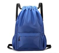 Nnicorns 25 L Turnbeutel Mädchen Jungen Sporttasche Schwimmtasche Rucksack Sportrucksack, Badetasche Kordelzugbeutel Turnbeutel Herren Mädchen Geeignet für Drinnen und Draußen(Blau), verde, L