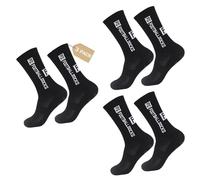 Nnicorns 3 Paires FS Medias Futbol Hombre y Mujer, Calcetines Hombre de Football Grip, Calcetines Antideslizantes Hombre 39-46 para Baloncesto Running Ciclismo Ciclismo Escalada(Negro)