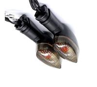 NNJIEUPO Indicatori di Direzione Moto Compatible con Yamaha para YBR125 para YBR250 2007 2008 2009 2010 2011 2012 1 Par De Luces Intermitentes Delanteras Y Traseras De Color Ámbar para Motocicleta