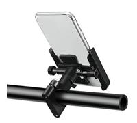 NNJIEUPO Móvil Moto Soportes para NX500 para NX 500 para N X500 para 500x 2024 2025 Soporte para Teléfono Móvil para Manillar De Motocicleta Accesorios De Soporte GPS(Black,Handlebar)