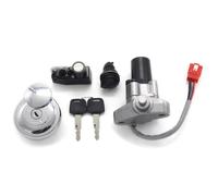 NNMIKOLC Interruptor Encendido Moto Compatible con Yamaha para XVS650 para V-Star para Custom 1998-2017 Interruptor De Encendido con Llave Y Kit OEM: 4TR-82501-00 4TR-82501-01