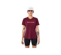 Nnormal - Ropa de senderismo mujer - Race T-Shirt 02 W Burgundy para Mujer - Talla M - Burdeos Burdeos M