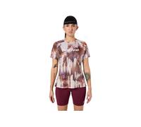 Nnormal - Ropa de senderismo mujer - Race T-Shirt 02 W Print para Mujer - Talla S - Marrón Marrón S