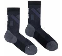 NNORMAL Race Sock - Unisex - Negro / Gris - talla 43-48- modelo 2026
