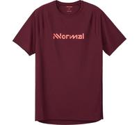 Nnormal - Ropa de senderismo - Race T-Shirt 02 Burgundy - Talla L - Burdeos Burdeos L