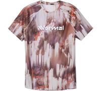 Nnormal - Ropa de senderismo mujer - Race T-Shirt 02 W Print para Mujer - Talla S - Marrón Marrón S