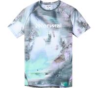 Nnormal - Ropa de senderismo mujer - Race T-Shirt W Nature Print para Mujer - Talla XS - Gris Gris XS