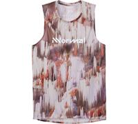 Nnormal - Ropa para trail running - Race Tank 02 Print - Talla S - Marrón Marrón S