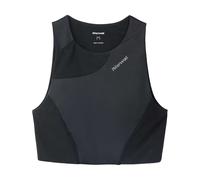 Nnormal - Ropa trail running mujer - Trail Cropped Top W Black para Mujer - Talla S - Negro Negro S