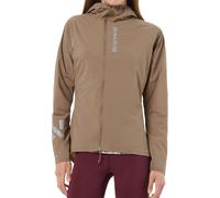 Nnormal - Ropa trail running mujer - Trail Wind Jacket W Brown - Talla S - Marrón Marrón S