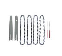 NnYuaUil Hoja de motosierra de 8 pulgadas, paso de 1/4", eslabón de transmisión de 45, juego de barra guía y cadena for sierra eléctrica, herramientas recargables