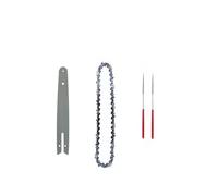 NnYuaUil Hoja de motosierra de 8 pulgadas, paso de 1/4", eslabón de transmisión de 45, juego de barra guía y cadena for sierra eléctrica, herramientas recargables