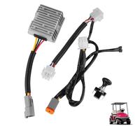 No. 1 accesorios DC Reductor de Voltaje 48V Paso abajo a 12V 15A Buck Converter Impermeable Regulador de Voltaje Kit para Carro de Golf Club Coche Tira de Luz LED
