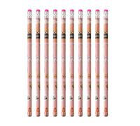 No 2 Pencils - 10 Pieces Anti-Break With Erasers,School Writing Pencils Stationery Supplies,Long-Lasting Writing Tools For Kids Preschooler Student Teacher Home Classroom Learning Drawing Sketching