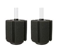 NO 2 Piezas Esponja Filtro Acuario,Filtro de Esponja Bioquímica para Acuario,Filtro De Esponja,Filtro de Bomba de Aire de Espuma Bioquímica,para Limpiar la Suciedad en el Agua de la Pecera