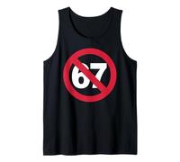 No 67 Meme Anti Six Seven - Stop 67 - Maestro Camiseta sin Mangas