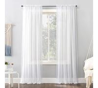 No. 918 Emily Sheer - Cortina de Gasa, Blanco, 59" x 95"