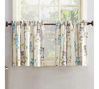 No. 918 Joy Ting Charde Cocina Cortina Niveles, marrón Moca, 56" x 24"