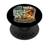 No a la Guerra, contra la Guerra, Paz PopSockets PopGrip Adhesivo