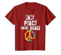 No a la Guerra, Hacer Que la Paz vuelva a ser Grande, no a Camiseta, Niños, Arándano, 3 años